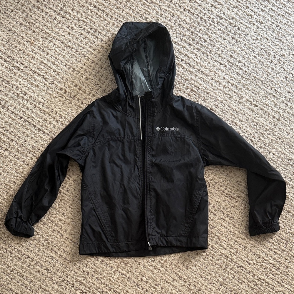 Columbia Kids Black Raincoat